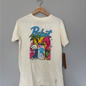 Pabst Graphic Short Sleeve Tee - Cream